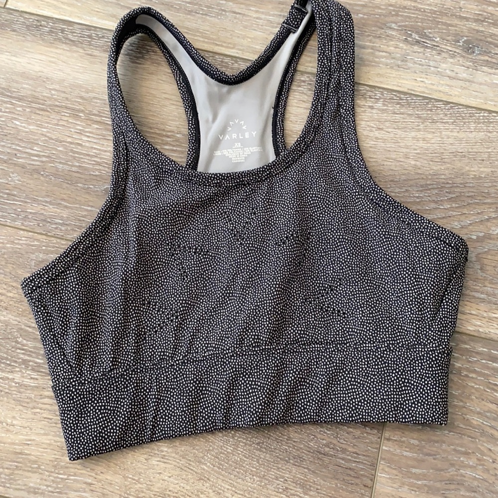 Brand New Black & White Varley Sportsbra XS